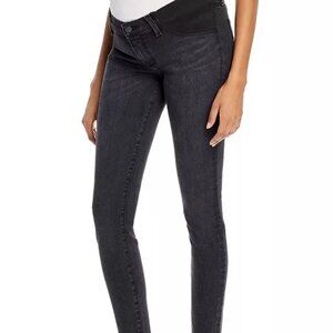 J Brand Mama J Mid-Rise Super Skinny Maternity Jeans in Vane Sz 30